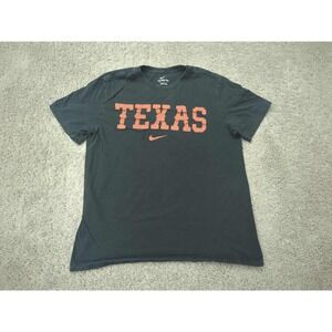 Texas Longhorns T Shirt Mens M Short Sleeve NCAA Nike Black